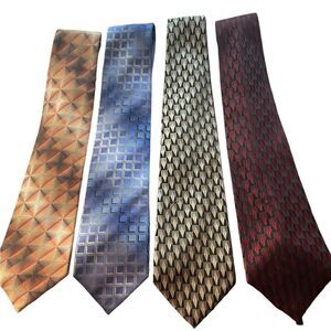 Can Heusen Ties group of 4 paid 49.50 each retired before worn perfect cond